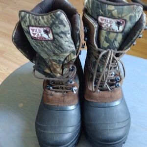 Rocky Camouflage and Brown Rain & Snow Boots